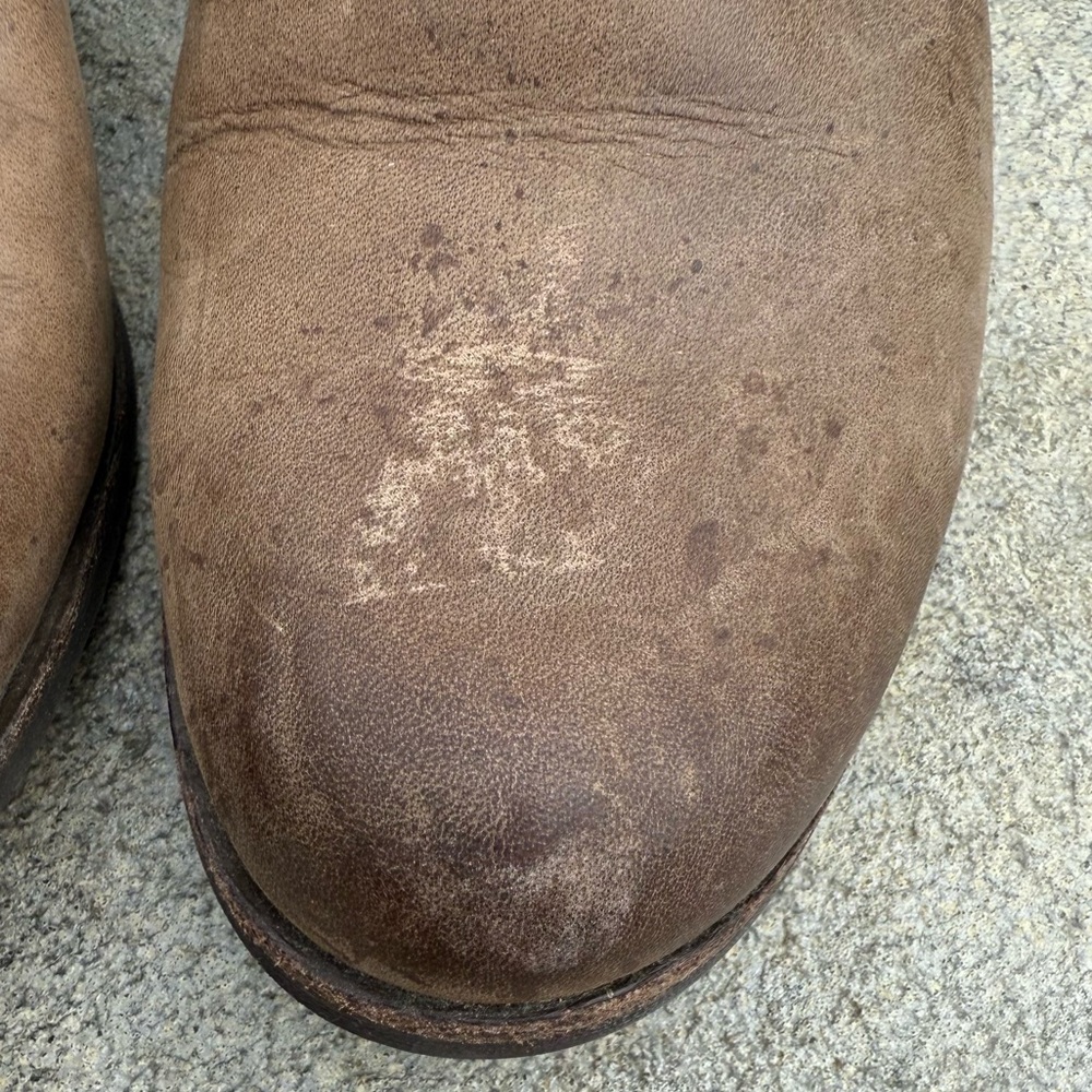 Ugg Patsy Cut Brown Leather Ankle Booties Size 11… - image 8